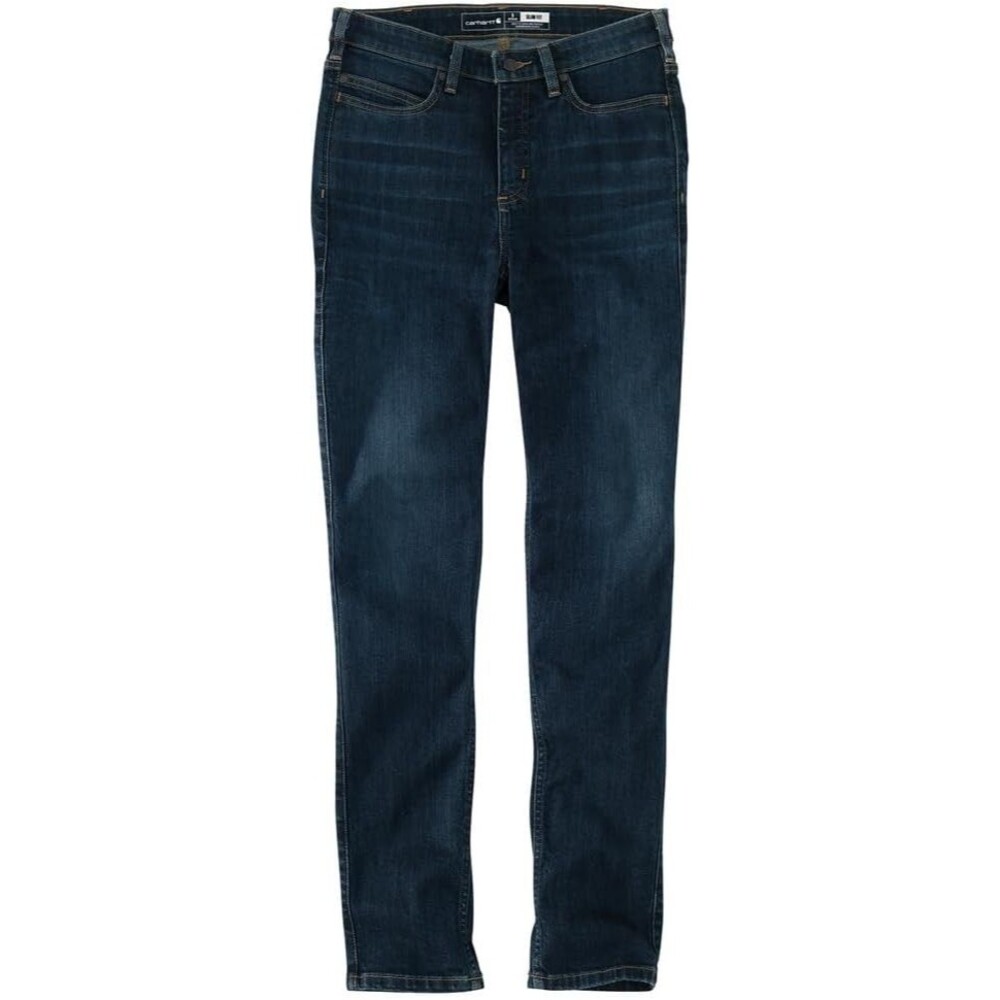 Carhartt Rugged Flex SLIM Fit Jeans Womens 2 Tall Stretch Denim NWT